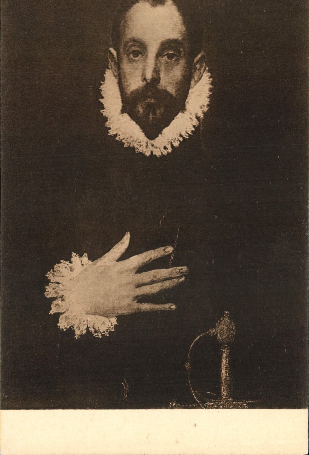 CPA Retrato Museo Del Prado Greco