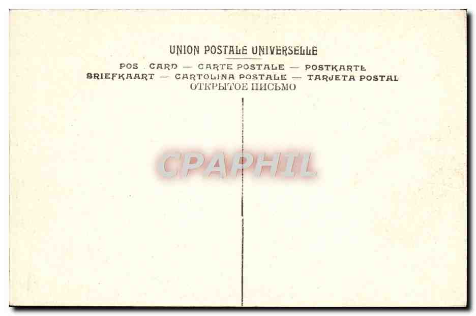 CPA Watteau L'Embarquement Pour Cythere Musee du Louvre Paris — Verso