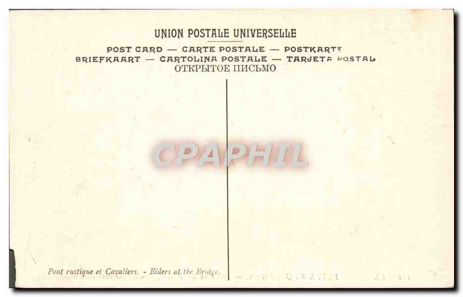 CPA Peter Wouverman Reiter an Der Brucke Wallraf Richartz Museum Koln — Verso
