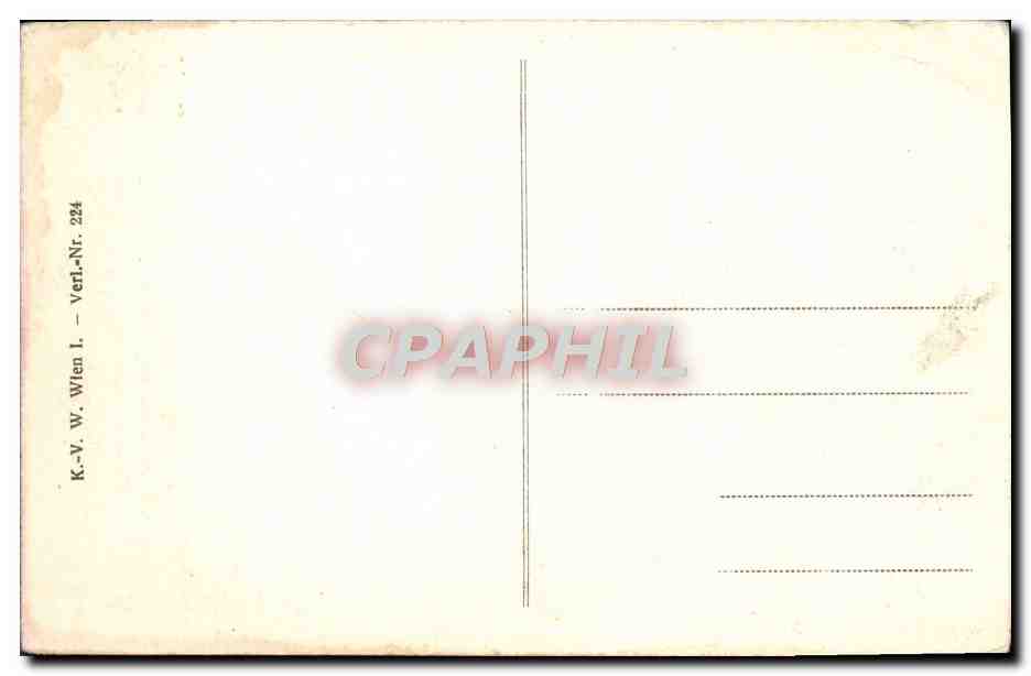 CPA Babylonische Turmbau Kunsthistor  — Back