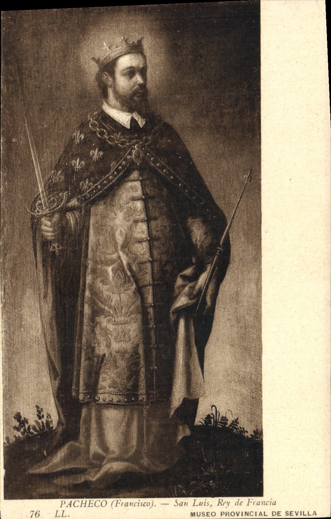 San Luis, Rey de Francia — Pacheco (Francisco) — Museo Provincial de Sevilla
