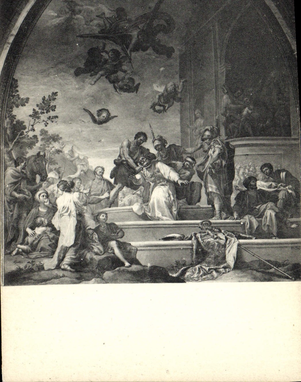 CPA Claustro Bayeu Martiro de San Eugenio Fresco 