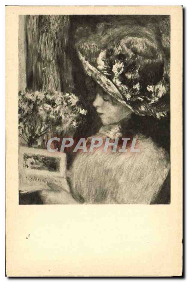 CPA Auguste Renoir Lesendes Madchen
