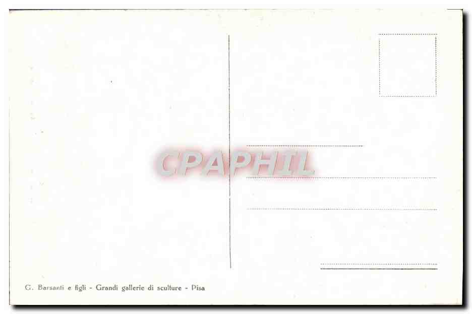 CPA Pisa Camposanta Trionfo Della Morte Porte Sinistra — Verso