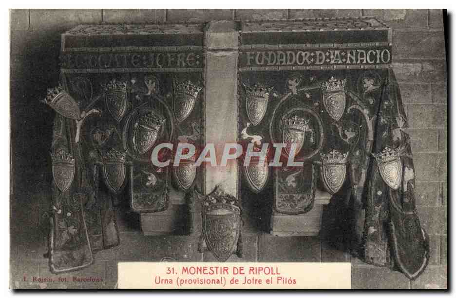CPA Monestir De Ripoll Urna De Jofre El Pilos