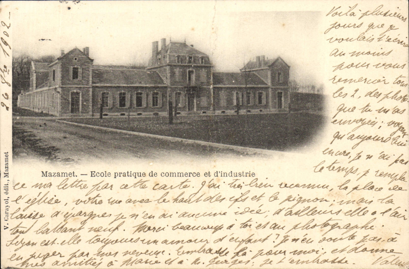 CPA Mazamet Ecole Pratique De Commerce Et D'Industrie