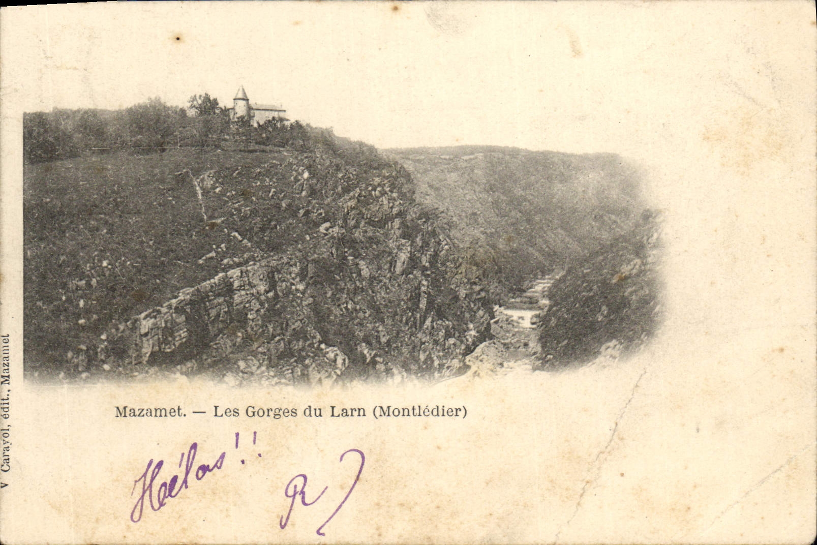 CPA Mazamet Les Gorges Du Larn Montledier 