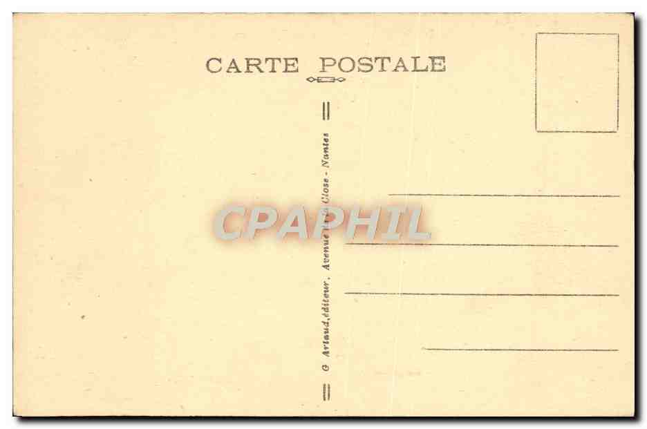 CPA Quimperle L'Eglise Sainte Croix Le Jube — Rückseite