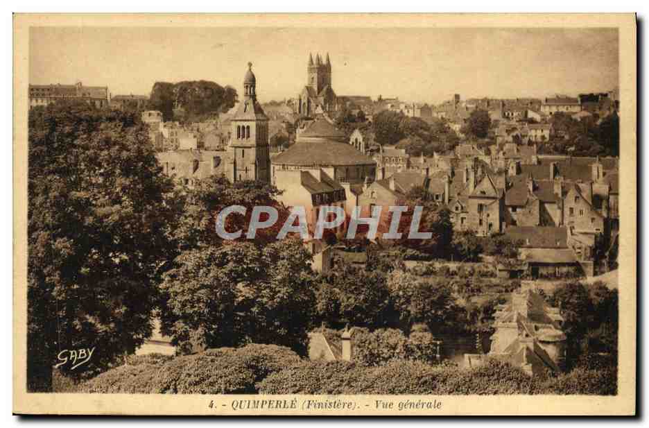 CPA Quimperle Vue Generale