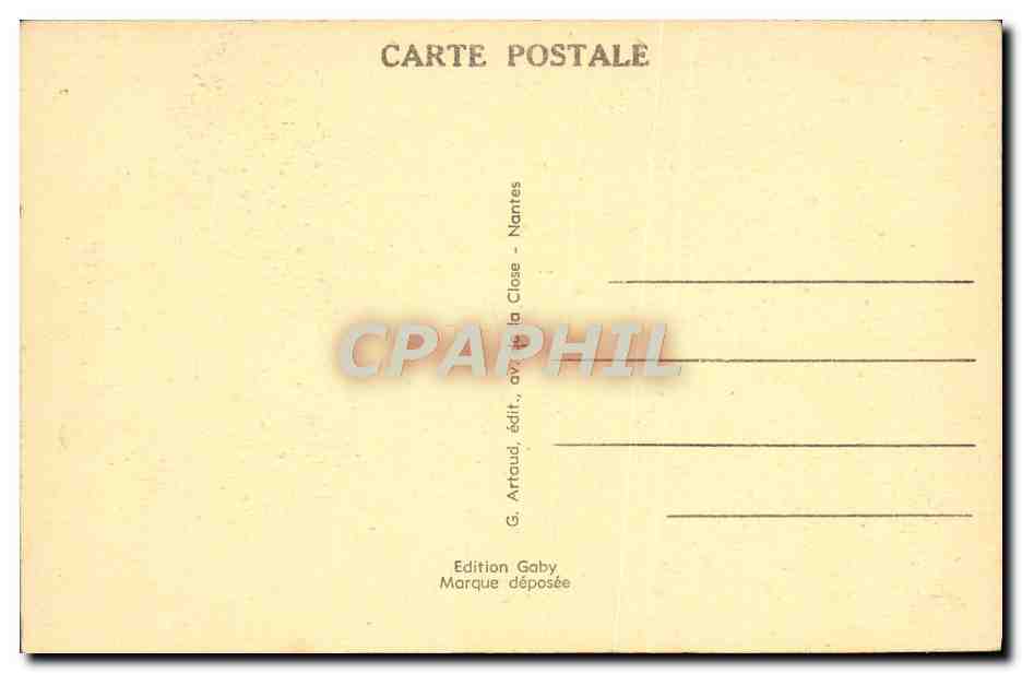 CPA Quimperle Vue Generale — Rückseite