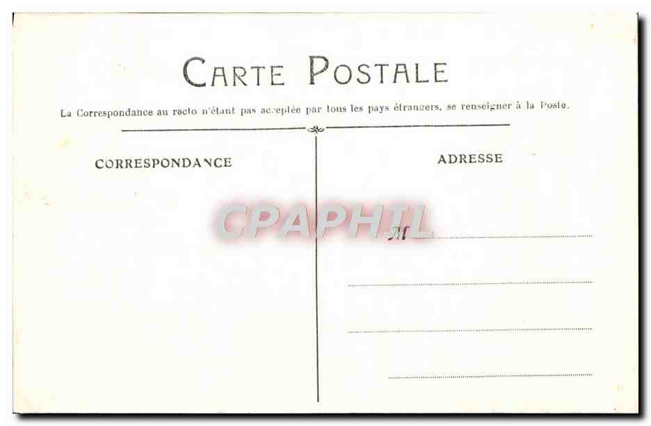 CPA Toulouse Salle Des Illustres la Belle Paule  — Rückseite
