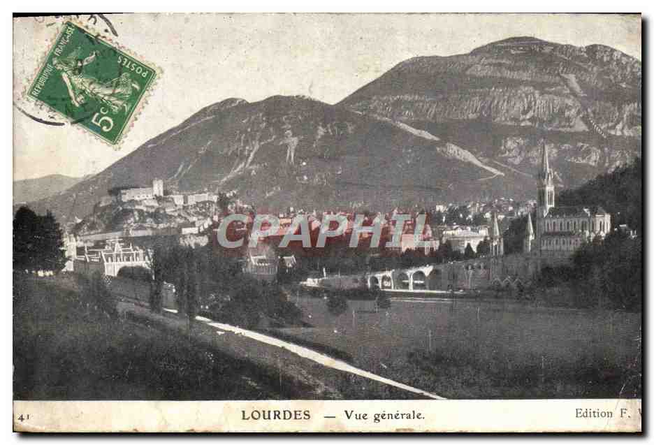 CPA Lourdes Vue Generale