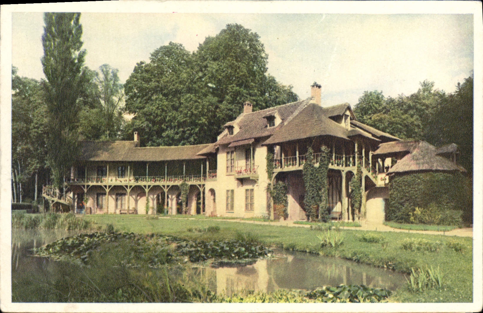 CPA Hameau Du Petit Trianon La Maison De La Reine Versailles