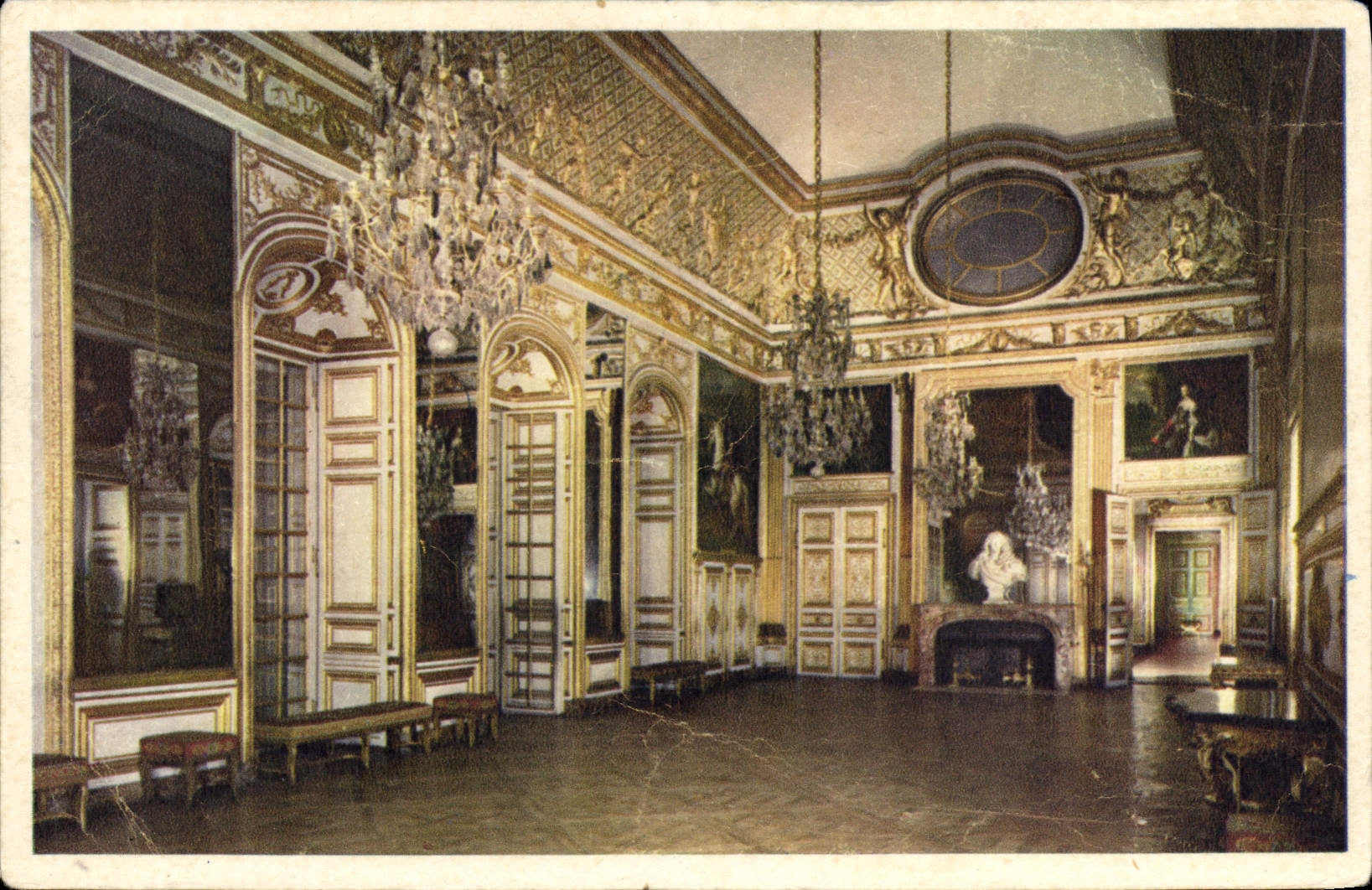 Château de Versailles — Le Salon de l'Œil-de-Bœuf — Imp. Draeger