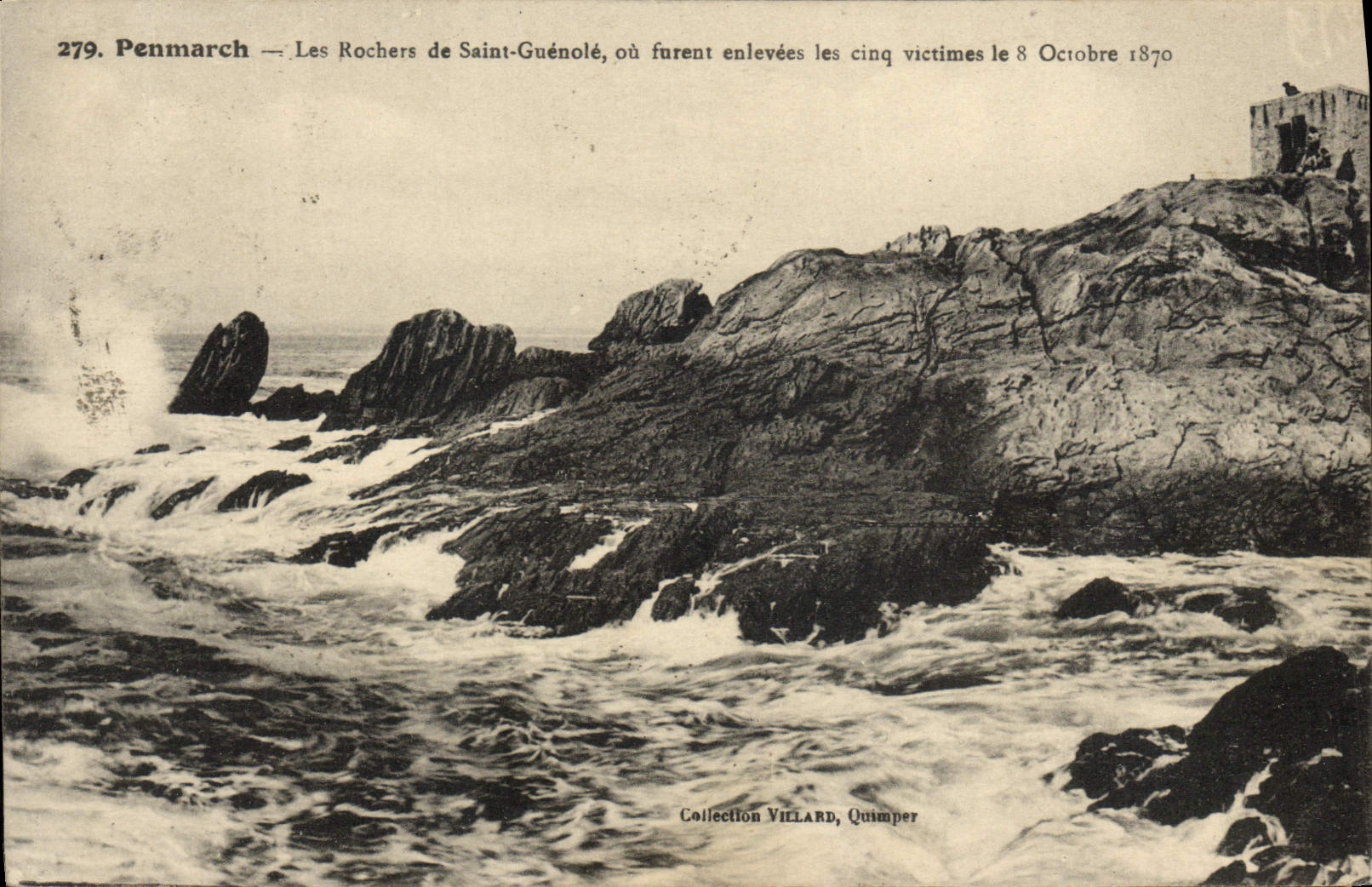 CPA Penmarch Les Rochers de Saint Guenole 
