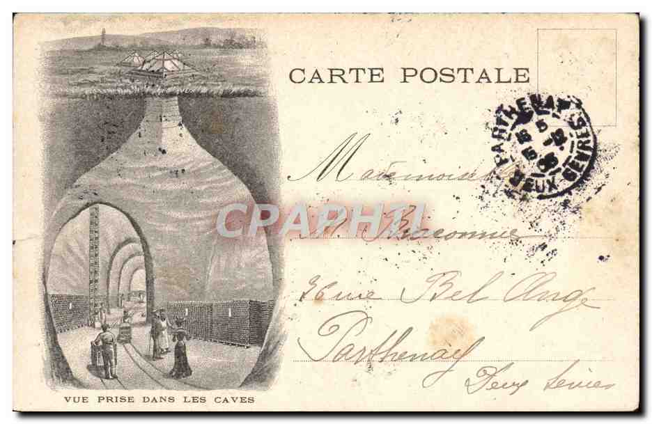 CPA Reims Arc De Triomphe — Rückseite