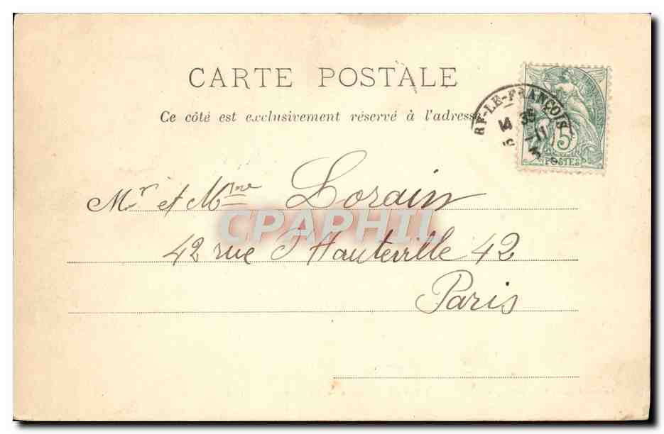 CPA Vitry le Francois La porte du pont — Verso