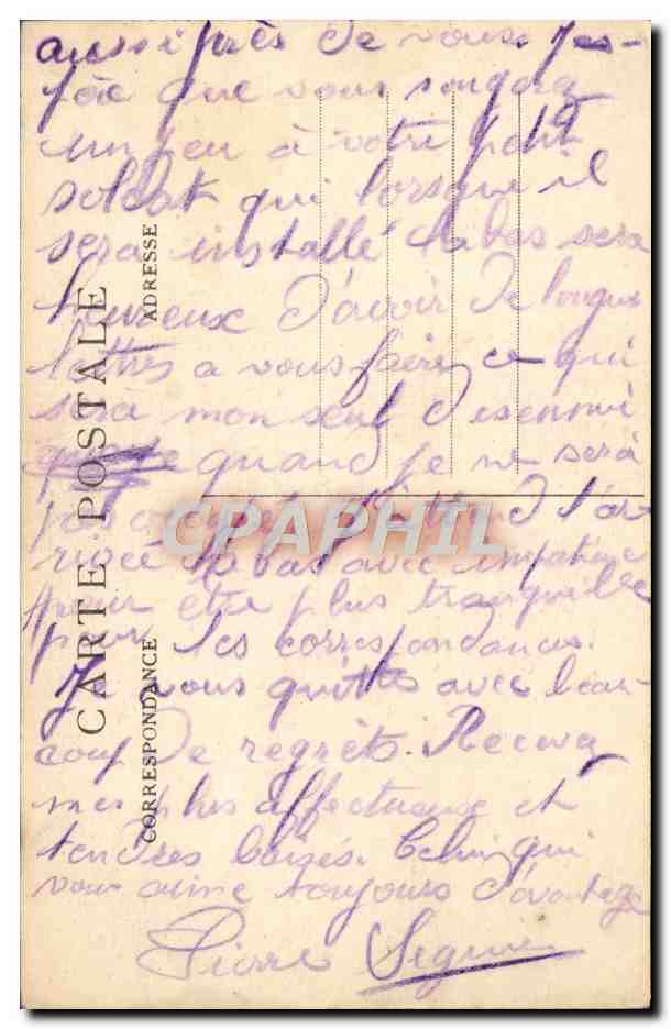 LYON - Parc de la Tête-d'Or (les Daims) - M.F. — Verso