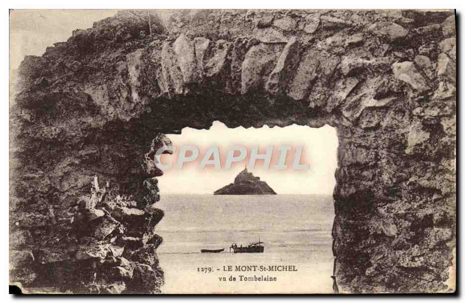 CPA Le Mont St Michel vu de Tombelaine