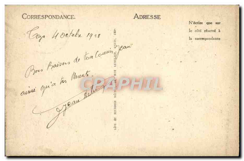 CPA Taza Maroc Pont Portugais Sur L'Oued Taza — Rückseite