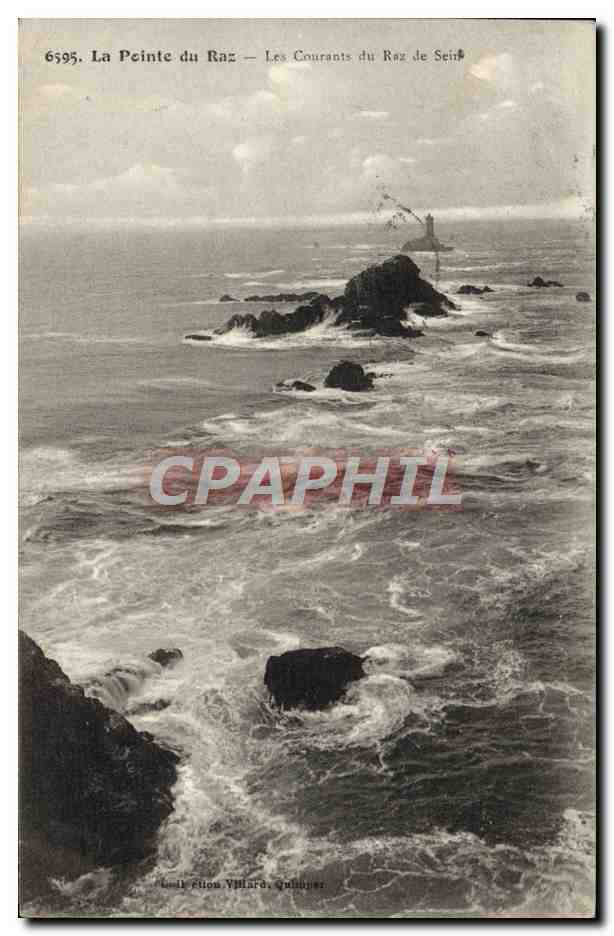 CPA La Painte du Raz Les Courants du Raz de Sein