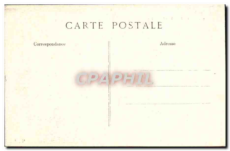 CPA Reims Hotel de Ville — Verso