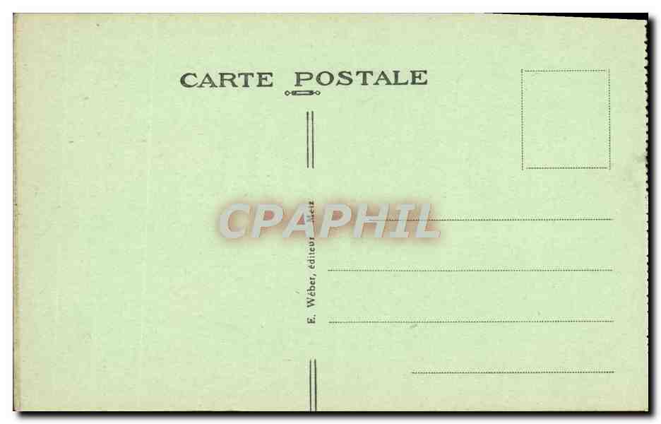 Metz — Nouvelle Fontaine de l'Esplanade — E. Wéber, éditeur — Rückseite