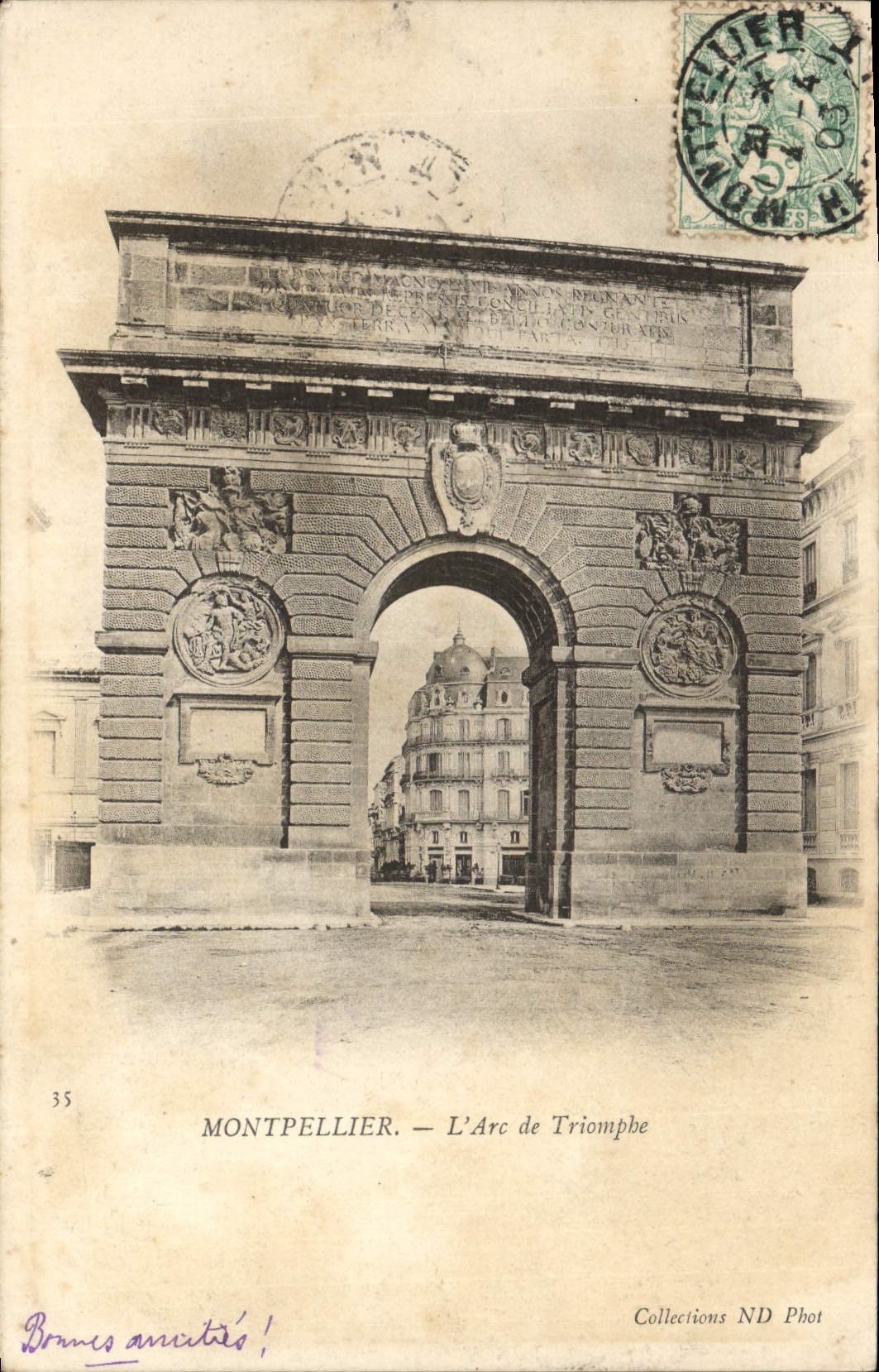 Montpellier — L'Arc de Triomphe — Collections ND Phot