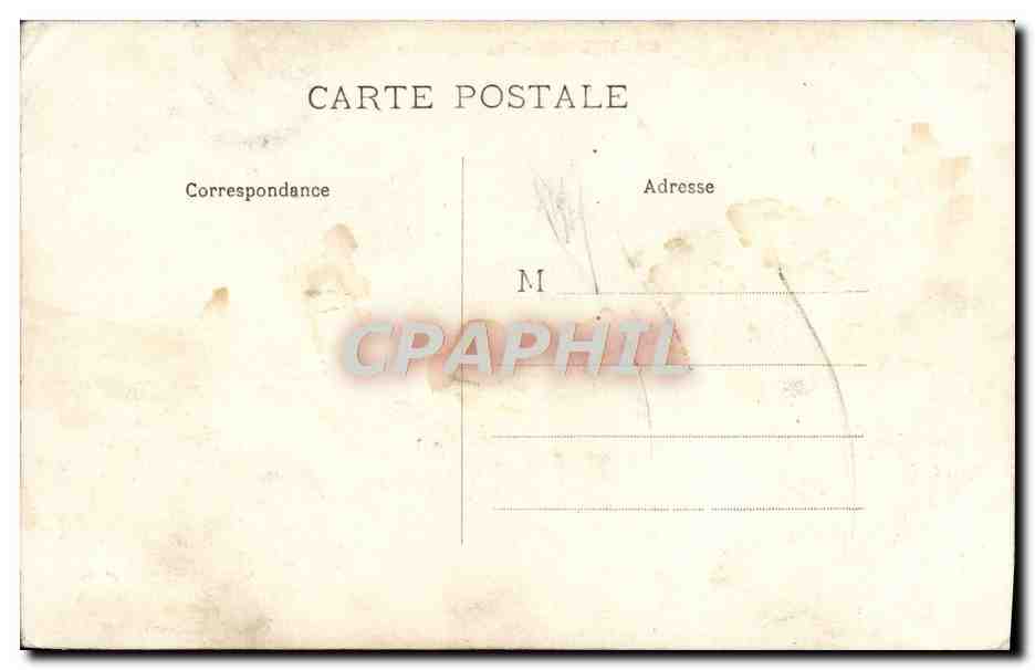 CPA Moulins Pont Regemorte — Verso