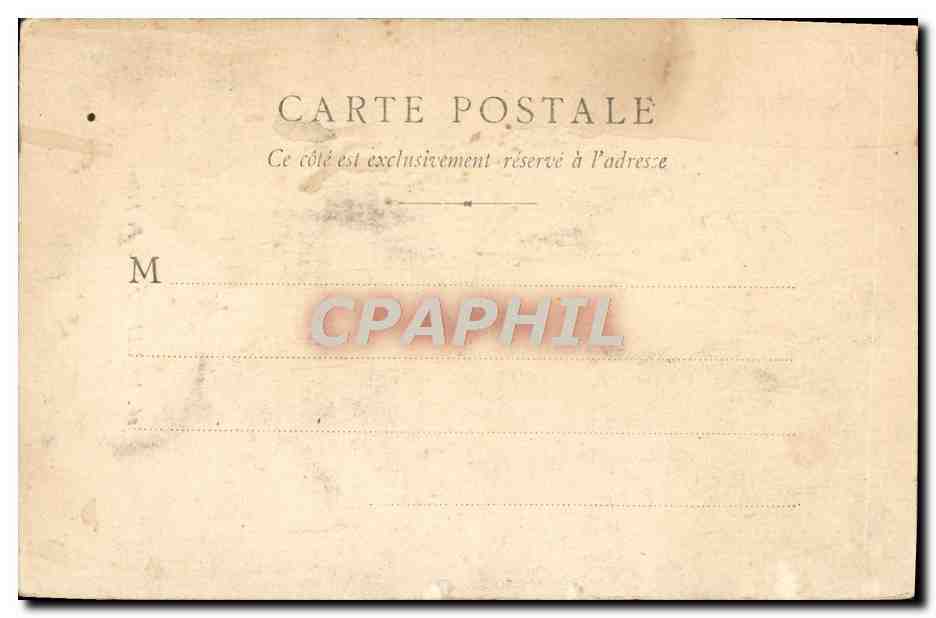 CPA Moulins La Prefeture — Verso
