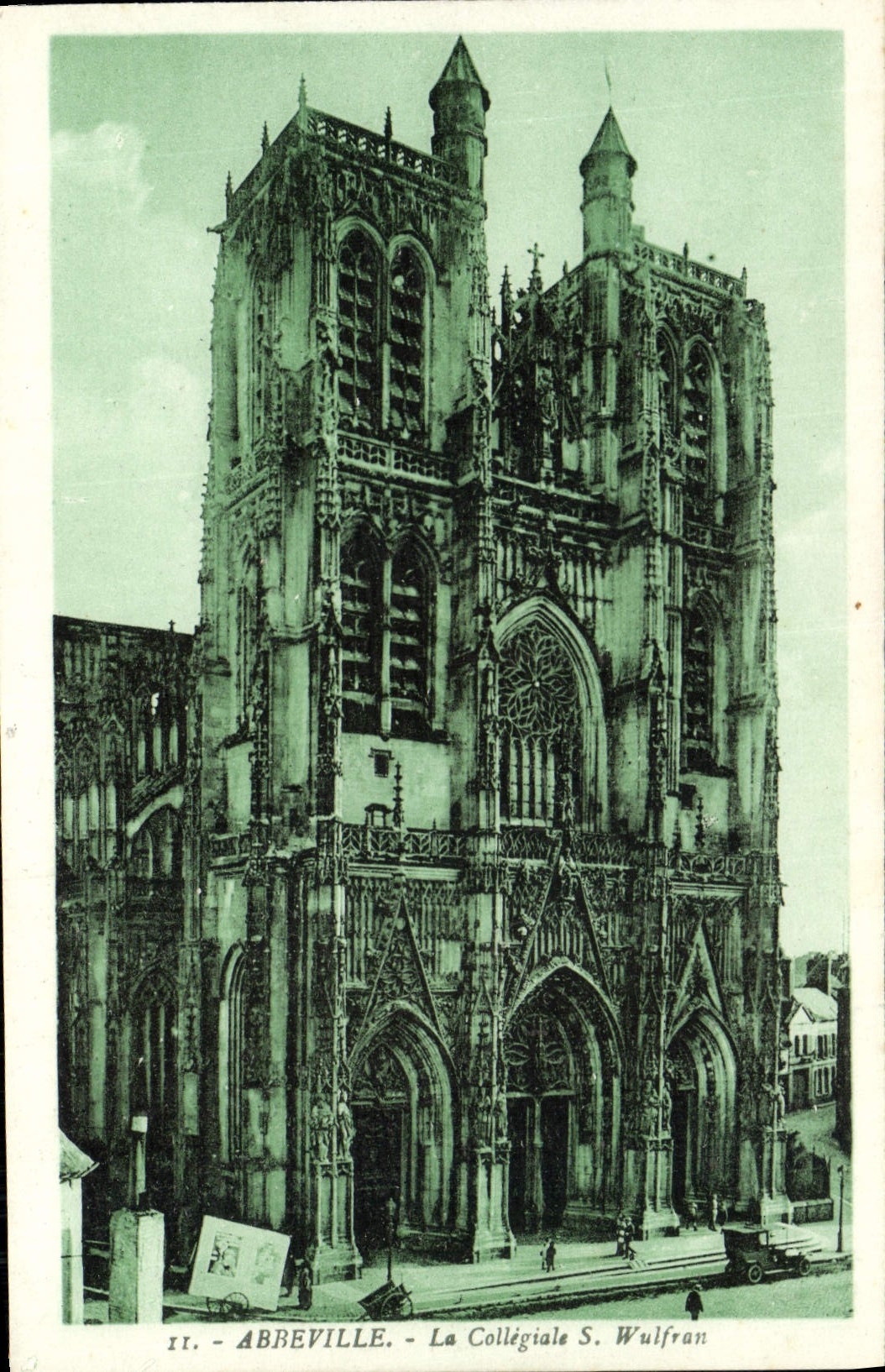CPA Abbeville La Collegiale S Wulfran