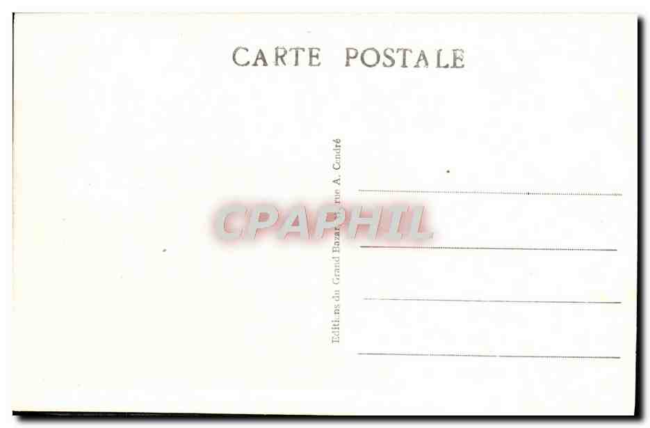 CPA Abbeville La Collegiale S Wulfran — Back