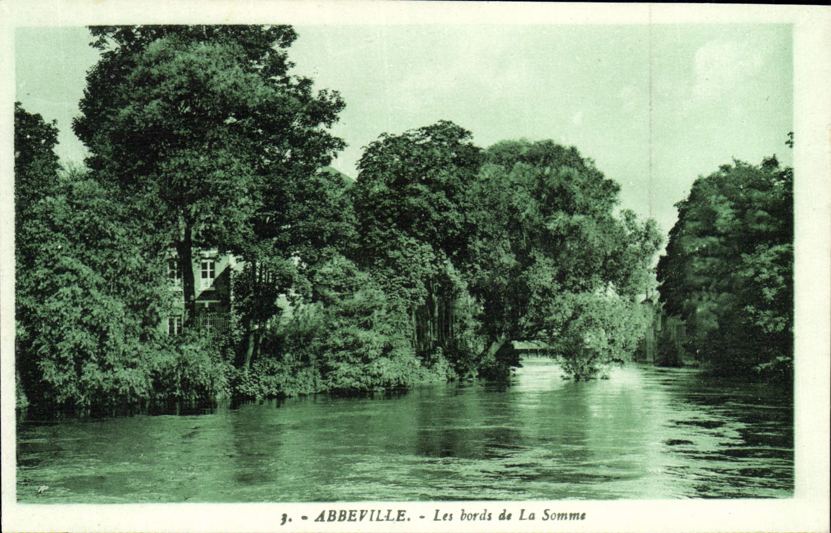 CPA Abbeville Les bords de la Somme