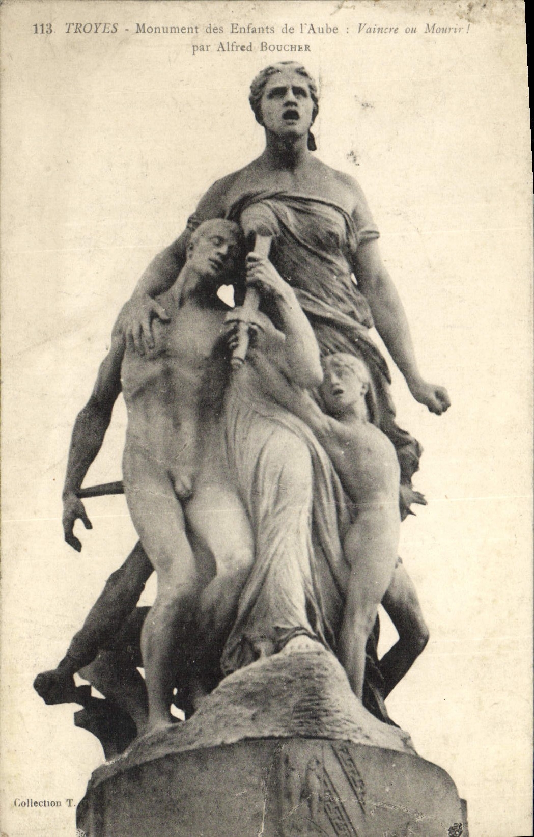 Troyes - Monument des Enfants de l'Aube : Vaincre ou Mourir ! par Alfred Boucher
