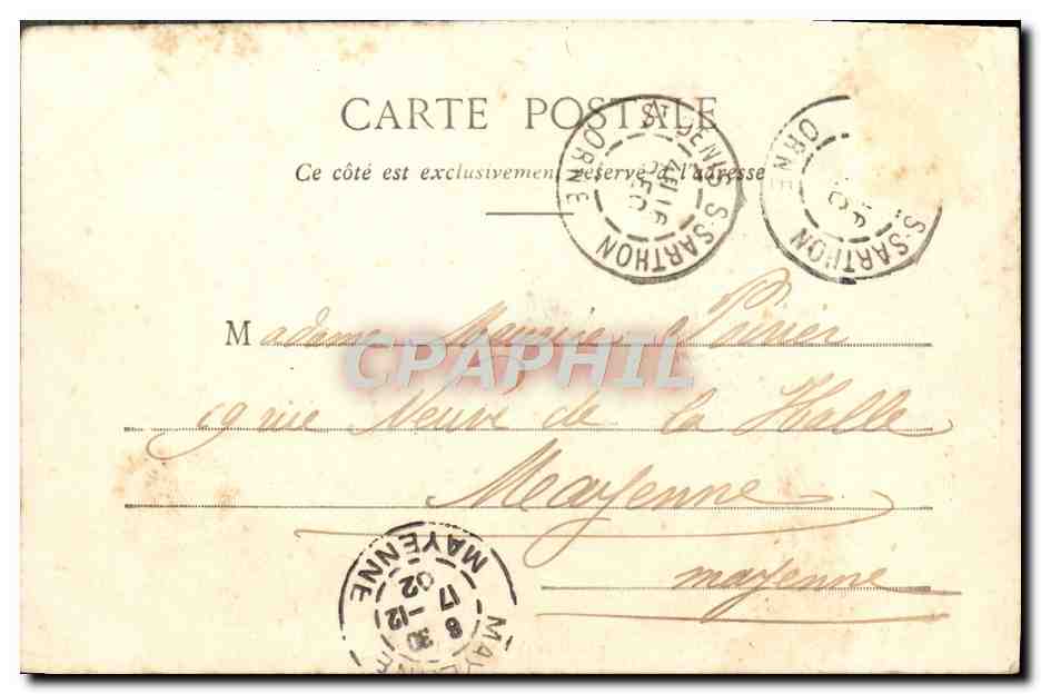 CPA Auvergne Le Chateau de Murols — Verso