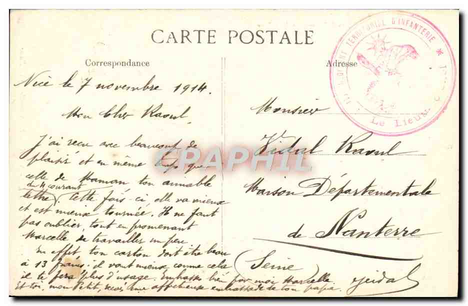 CPA Cote D'Azur Nice La Nouvelle Eglise Russe Russie Russia — Rückseite