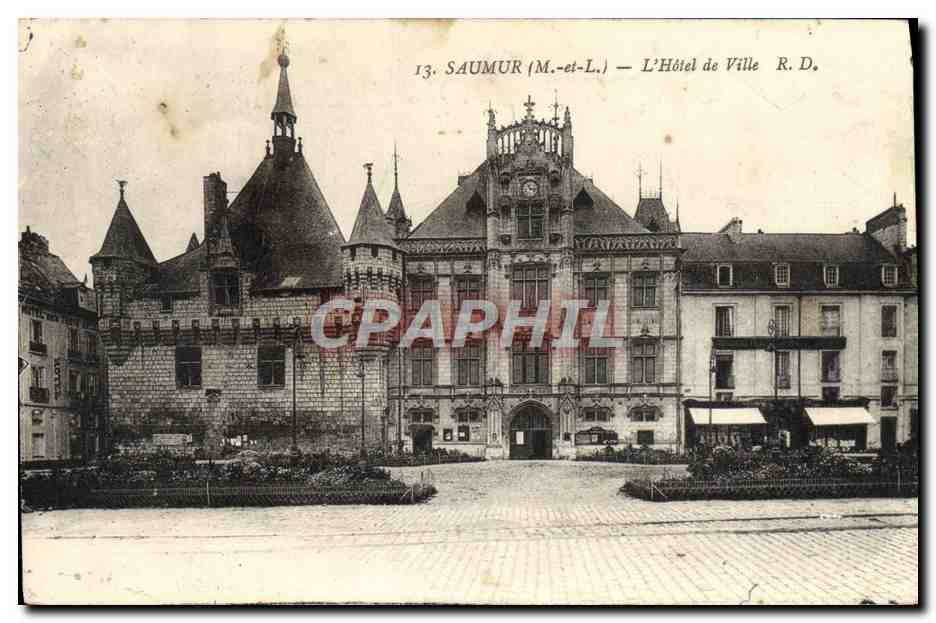 CPA Saumur L'Hotel de Ville