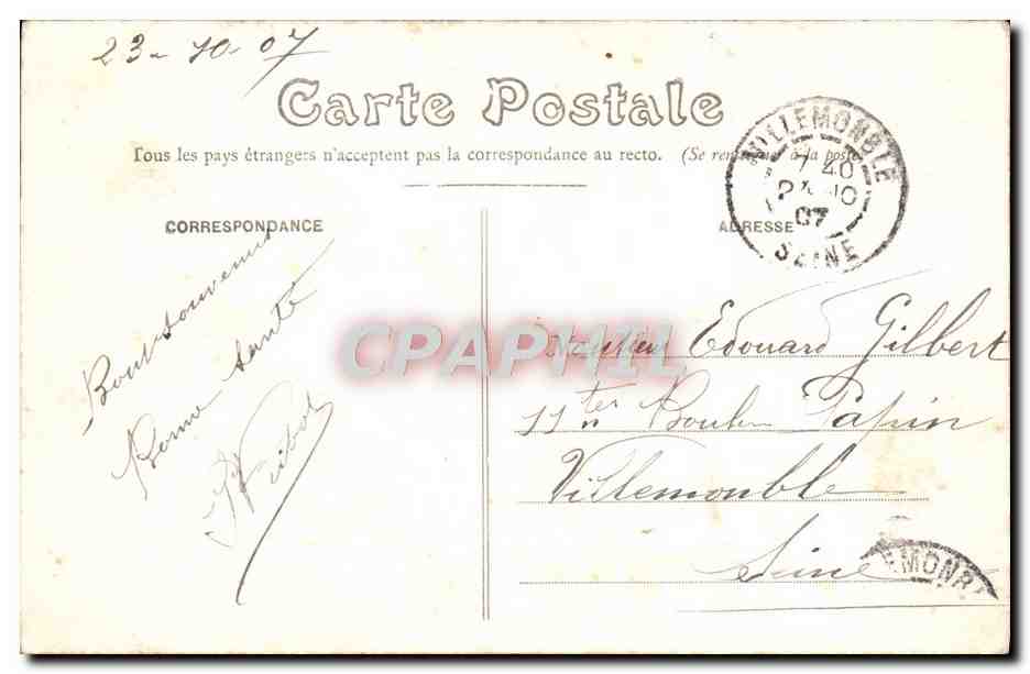 CPA Chateaudun Fontaine Monumentale et Hotel de ville — Reverso