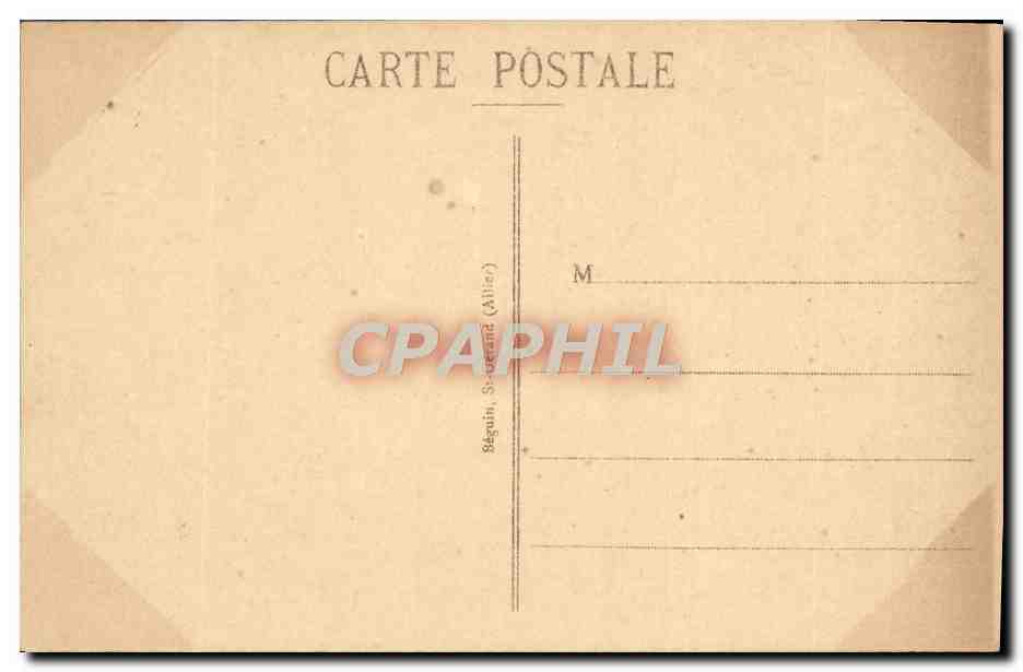 CPA Roanne Place de I'Hotel de Ville — Rückseite