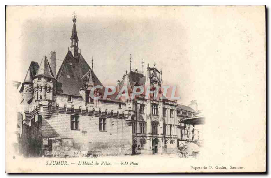 CPA Saumur L'Hotel de Ville