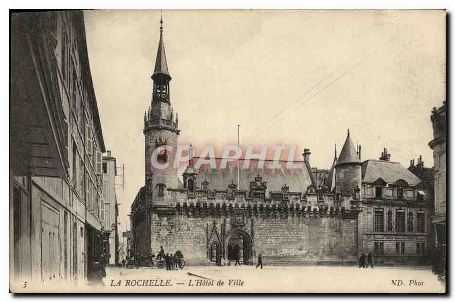 CPA La Rochelle L'Hotel de Ville