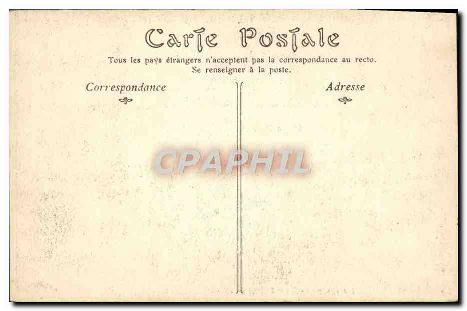 CPA La Rochelle L'Hotel de Ville — Rückseite