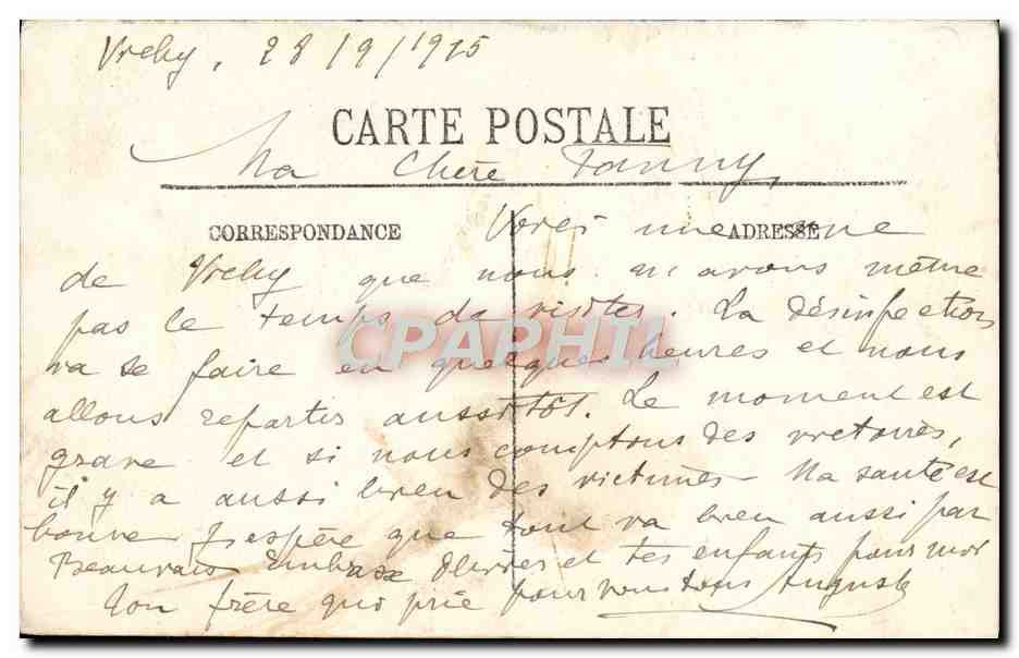 CPA Vichy Vue sur I'Allier et le Golf — Rückseite