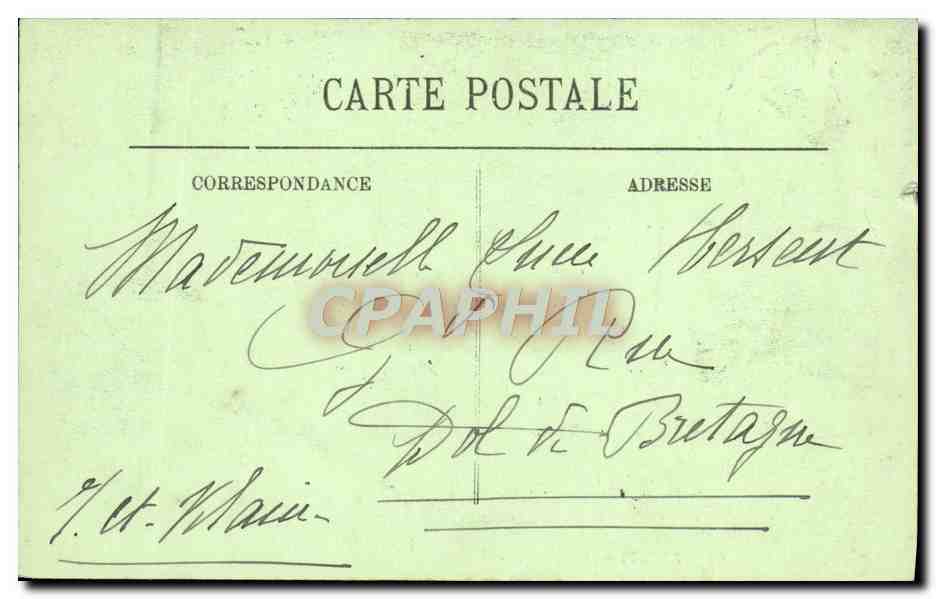 CPA Vichy Vue prise dans le Parc — Verso