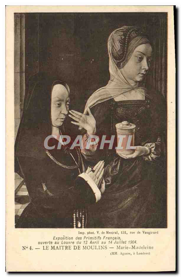 CPA Le Maitre De Moulins Marie Madeleine Musee du Louvre 