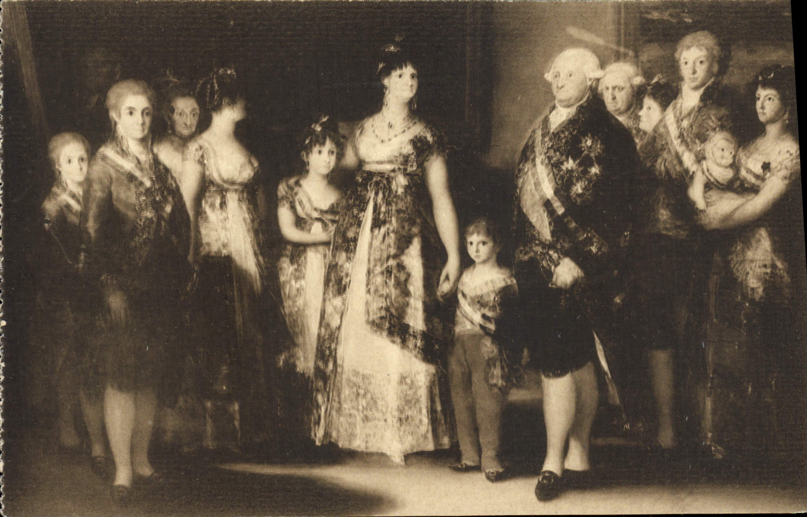 CPA La Familia De Carlos IV Goya Museo Del Prado