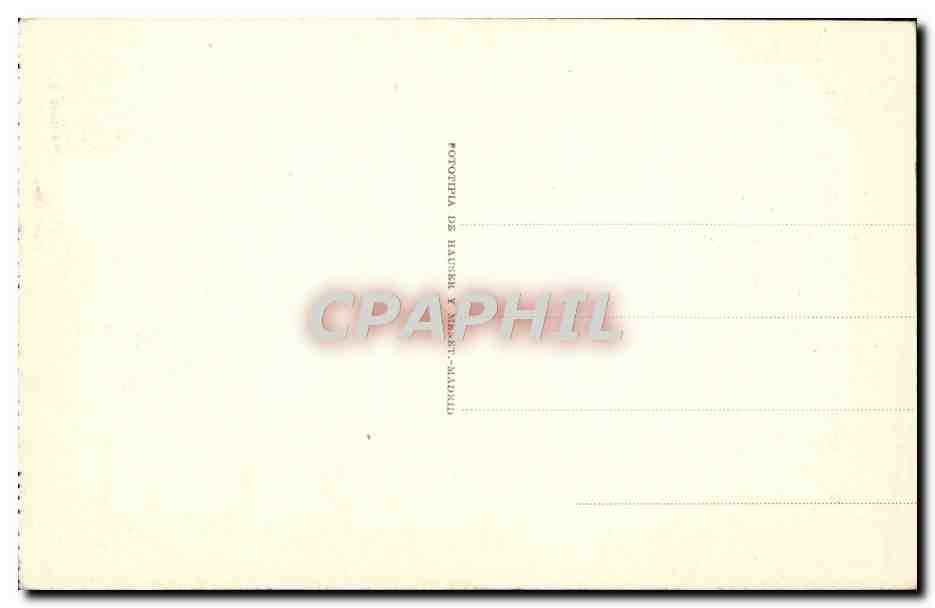 CPA H Fragonard El Sacrificio De Coreso Por Salvar A Calirroe Madrid — Verso