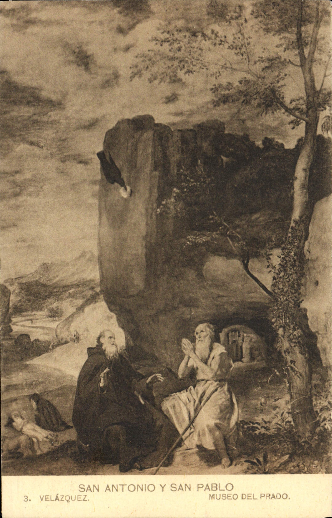CPA San Antonio Y San Pablo Velazquez Museo del Prado
