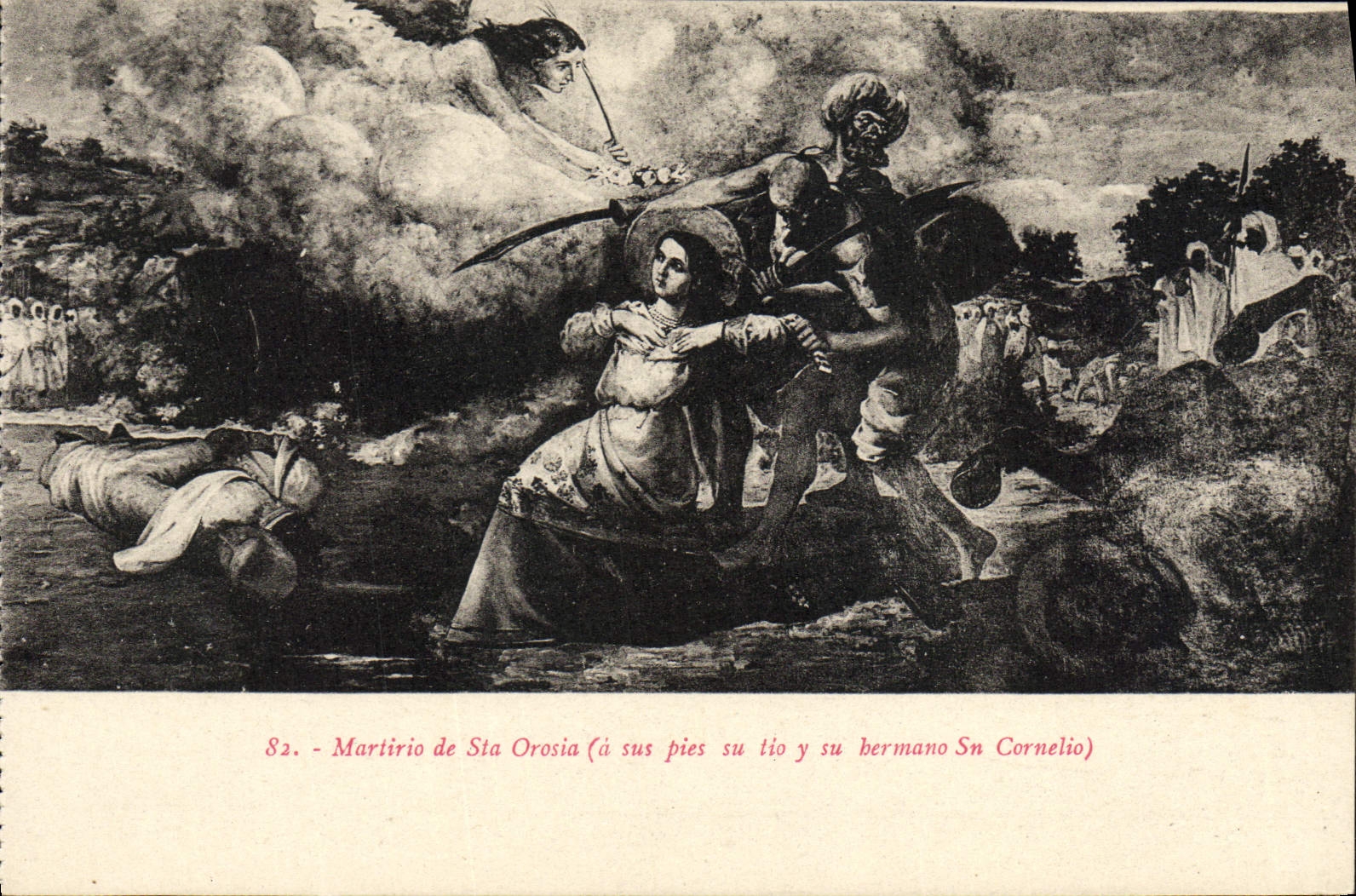 CPA Martirio De Sta Orosia 