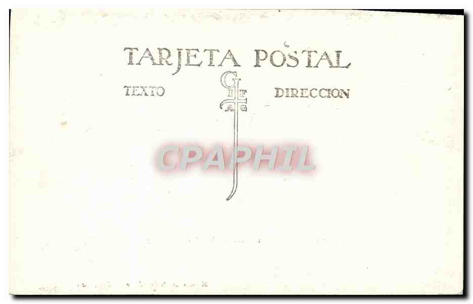 CPA La Inscripcion Tabla Siglo XV Museo de Bellas Artes Zaragoza — Verso